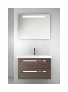 Berloni Bagno EASY EA0034/1410 | комплект мебели для ванной комнаты (серый тик) ― Сан-Топ